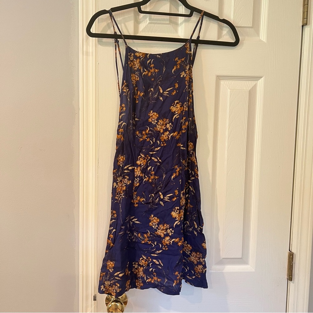 Free People Women's Blue In Control Mini Slip - Picture 4 of 8